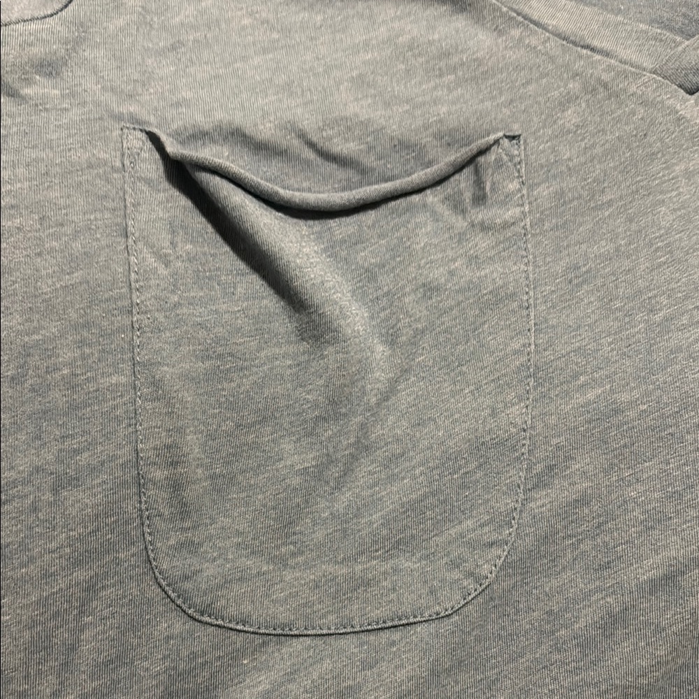 Women's Z Supply Light Blue Pocket T-Shirt - Picture 3 of 3